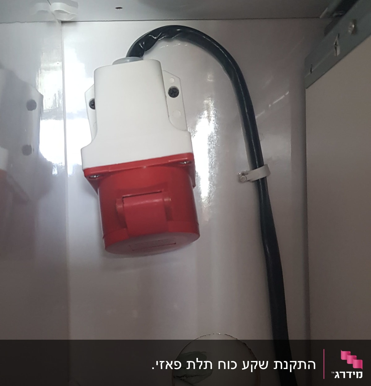 אחלה התקנה של שקע כוח תלת פיזי (סיקון)